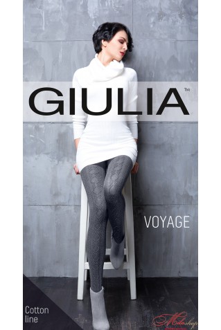Теплые фентезийные колготы Giulia voyage №18